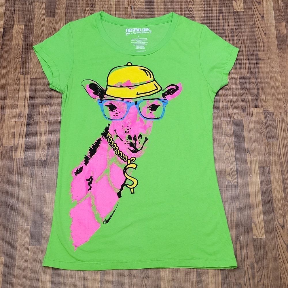Drumline by Loyal Army Money Llama Graphic Tee-shirt Size Large